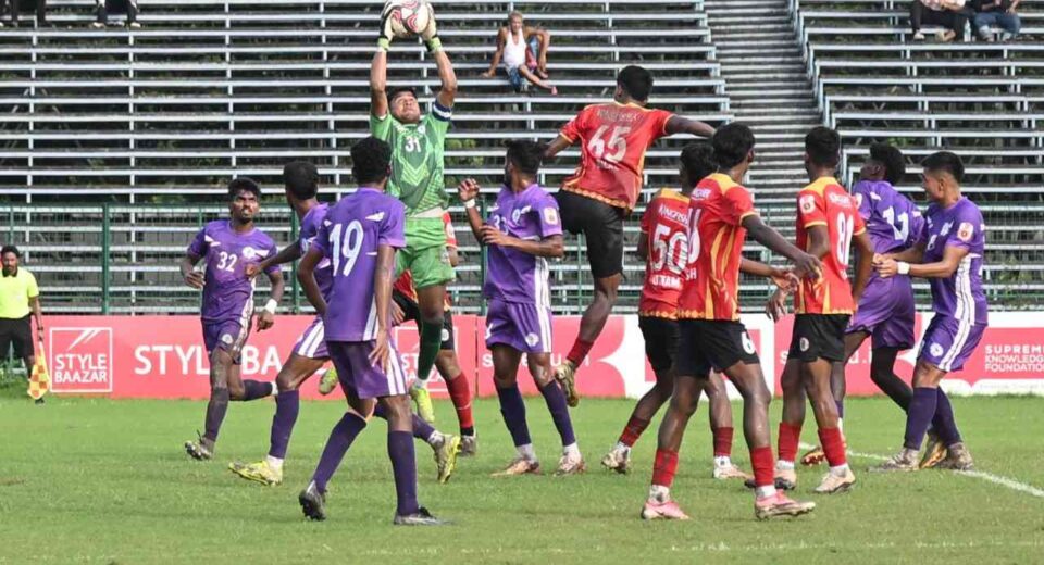 East Bengal FC and United Sports Club played out a goalless CFL Super Six draw