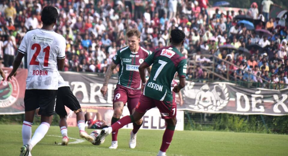 Lee Erwin opened the scoring for Mohun Bagan, but Etyan’s equaliser and a missed penalty ensured a 1–1 draw
