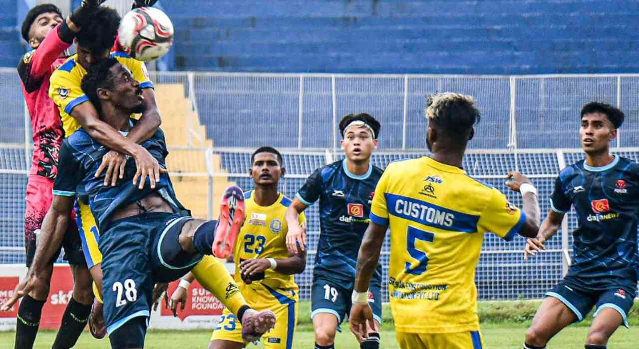 Punjab FC thrashed Calcutta Customs 7-0 in the IFA Shield