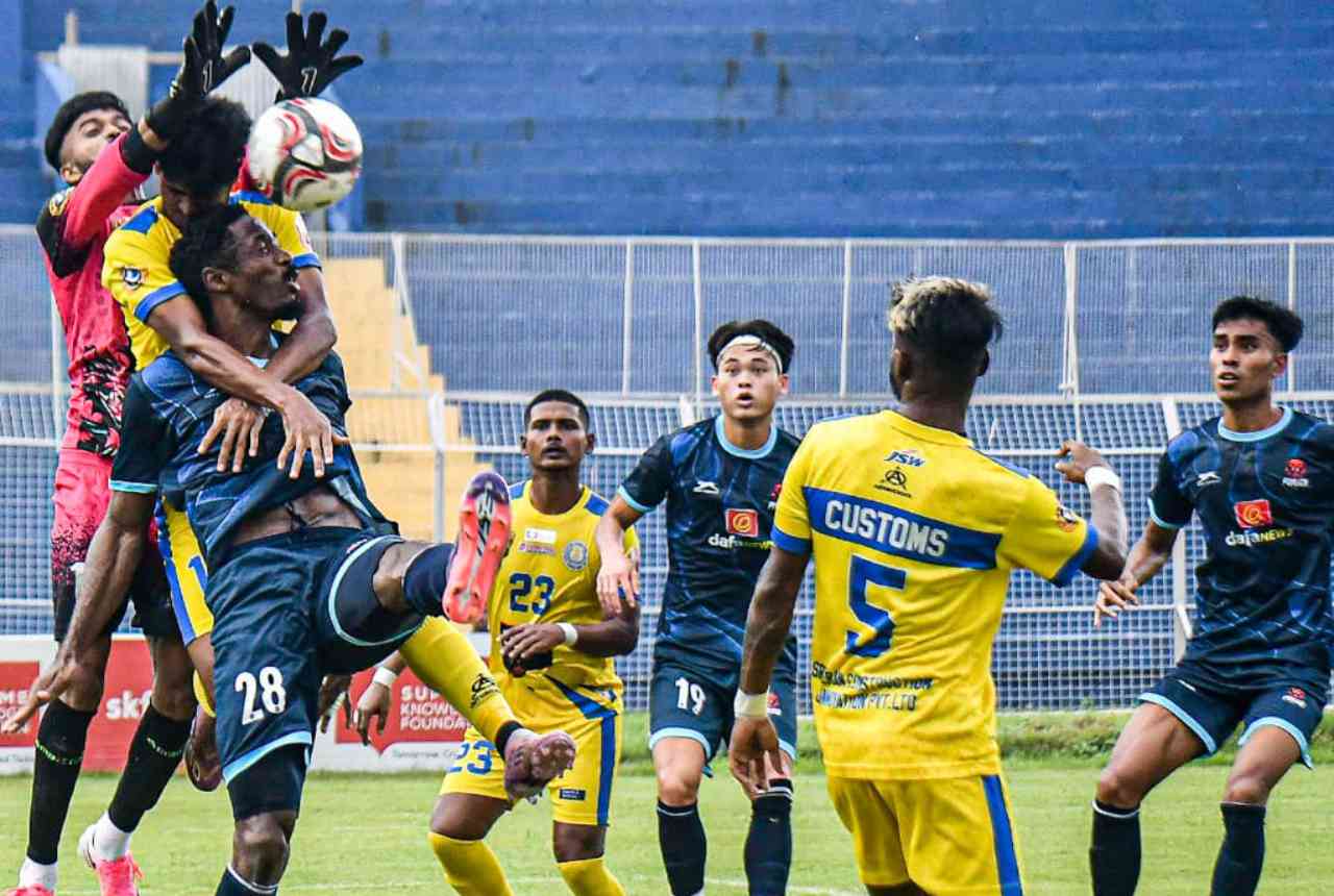 Punjab FC thrashed Calcutta Customs 7-0 in the IFA Shield