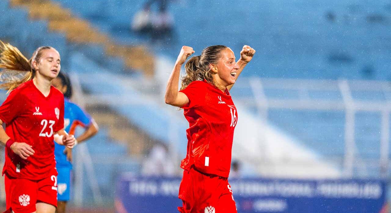 India Women suffered a 4–0 loss to Russia in Kolkata
