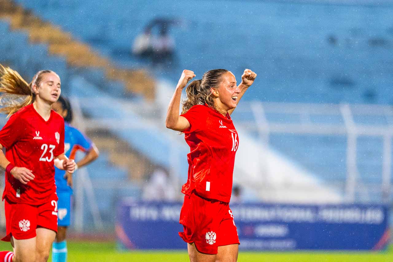 India Women suffered a 4–0 loss to Russia in Kolkata