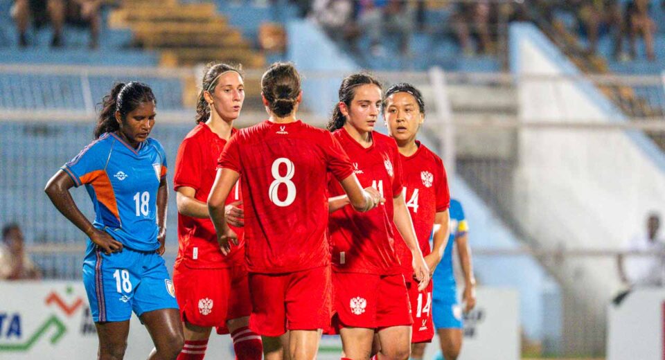 India Women suffered an 8-0 defeat to Russia in Kolkata