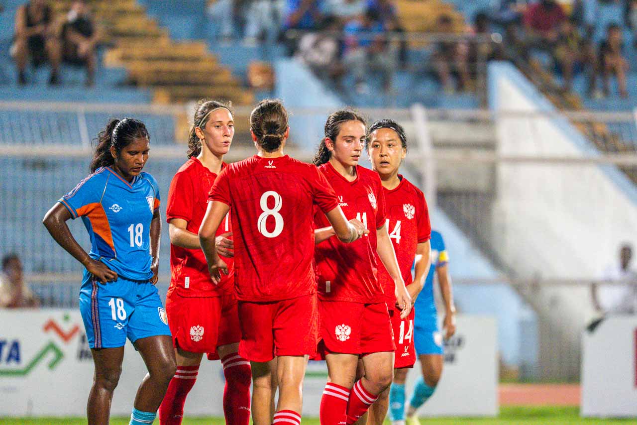 India Women suffered an 8-0 defeat to Russia in Kolkata