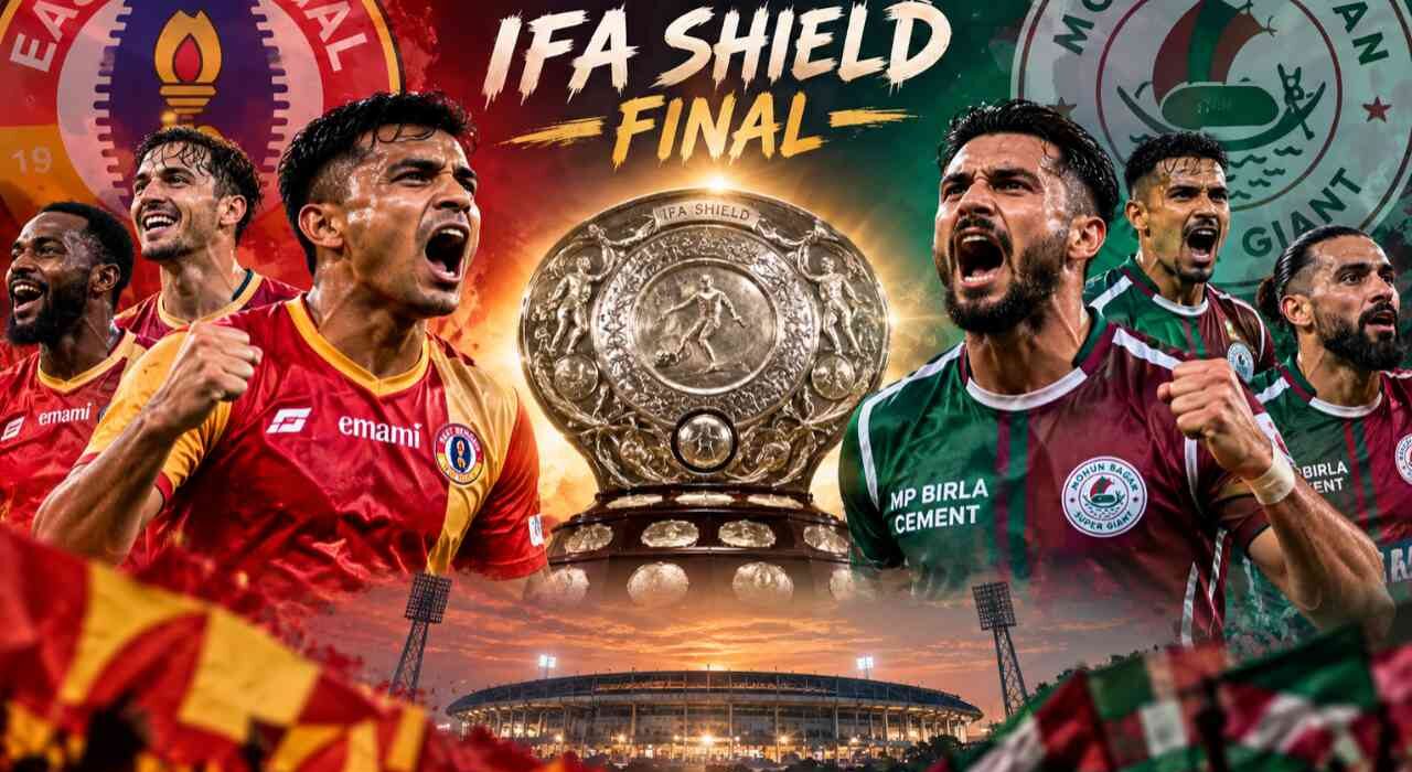 ast Bengal and Mohun Bagan face off in the IFA Shield final on October 8