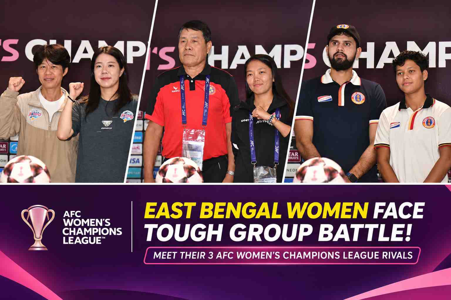 East Bengal Women face 4.25 SC, Hwacheon KSPO and Ho Chi Minh City in a tough AFC Women's Champions League