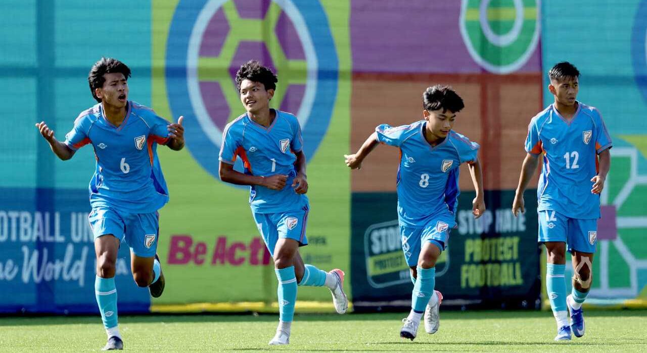India U-15 beat Laos and Cameroon to secure two wins at the FIFA U-15