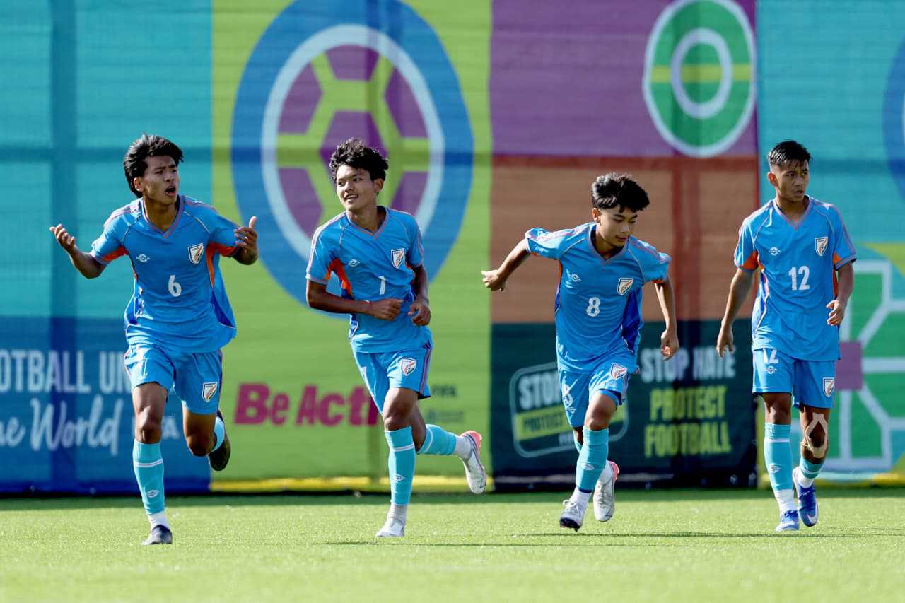India U-15 beat Laos and Cameroon to secure two wins at the FIFA U-15
