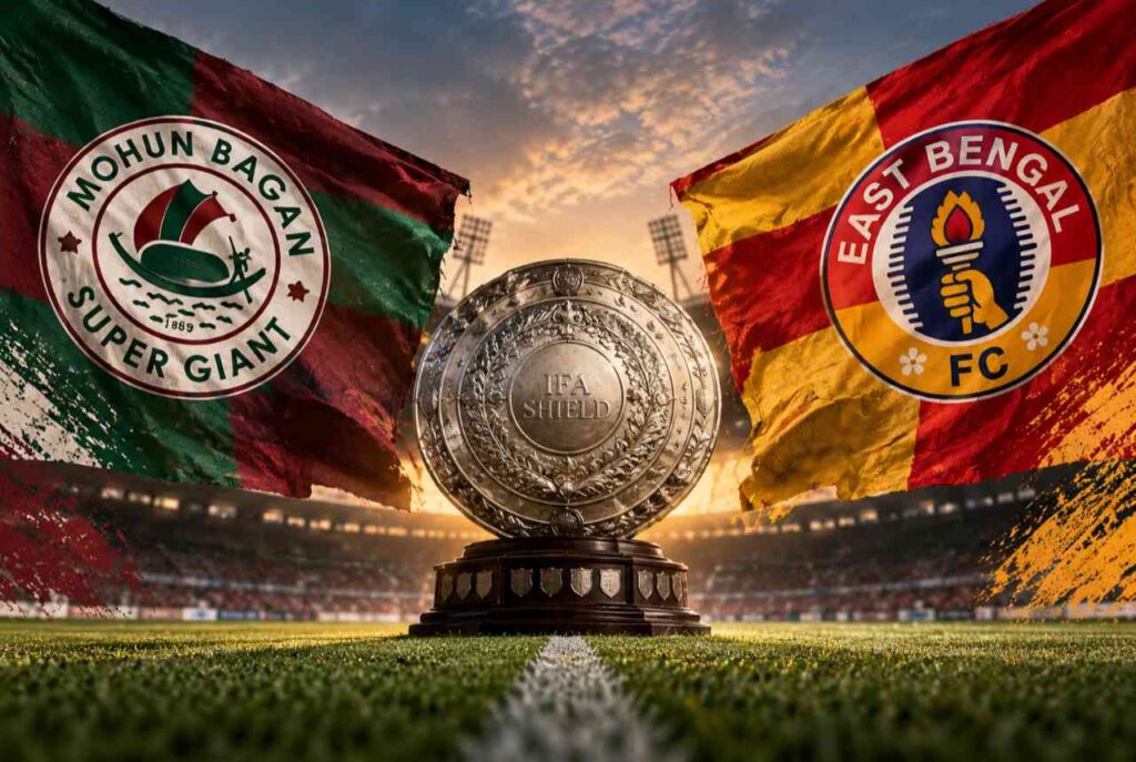 Mohun Bagan and East Bengal battle for the IFA Shield