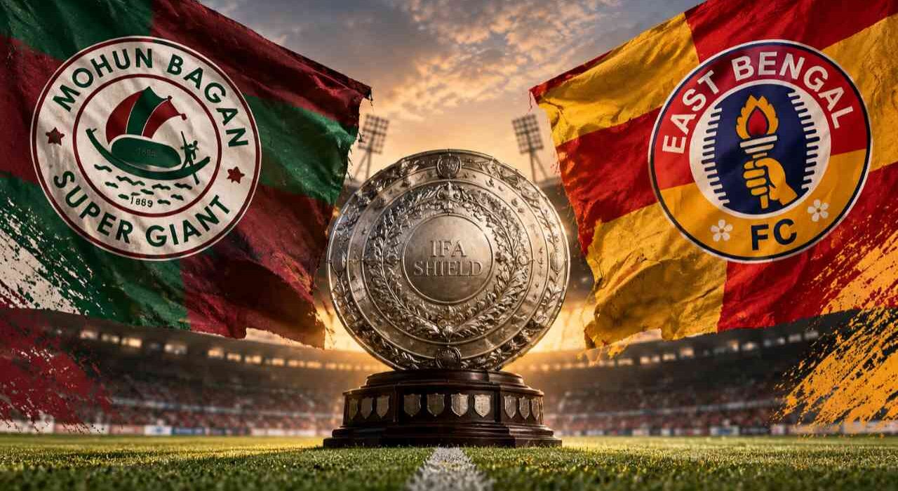 Mohun Bagan and East Bengal battle for the IFA Shield