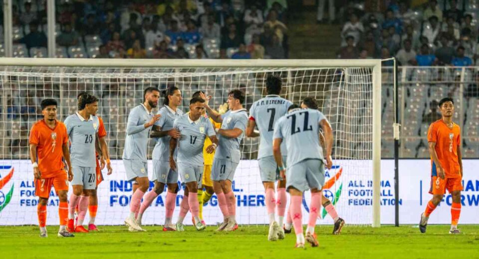 India suffer a crushing 6–1 defeat to Uruguay