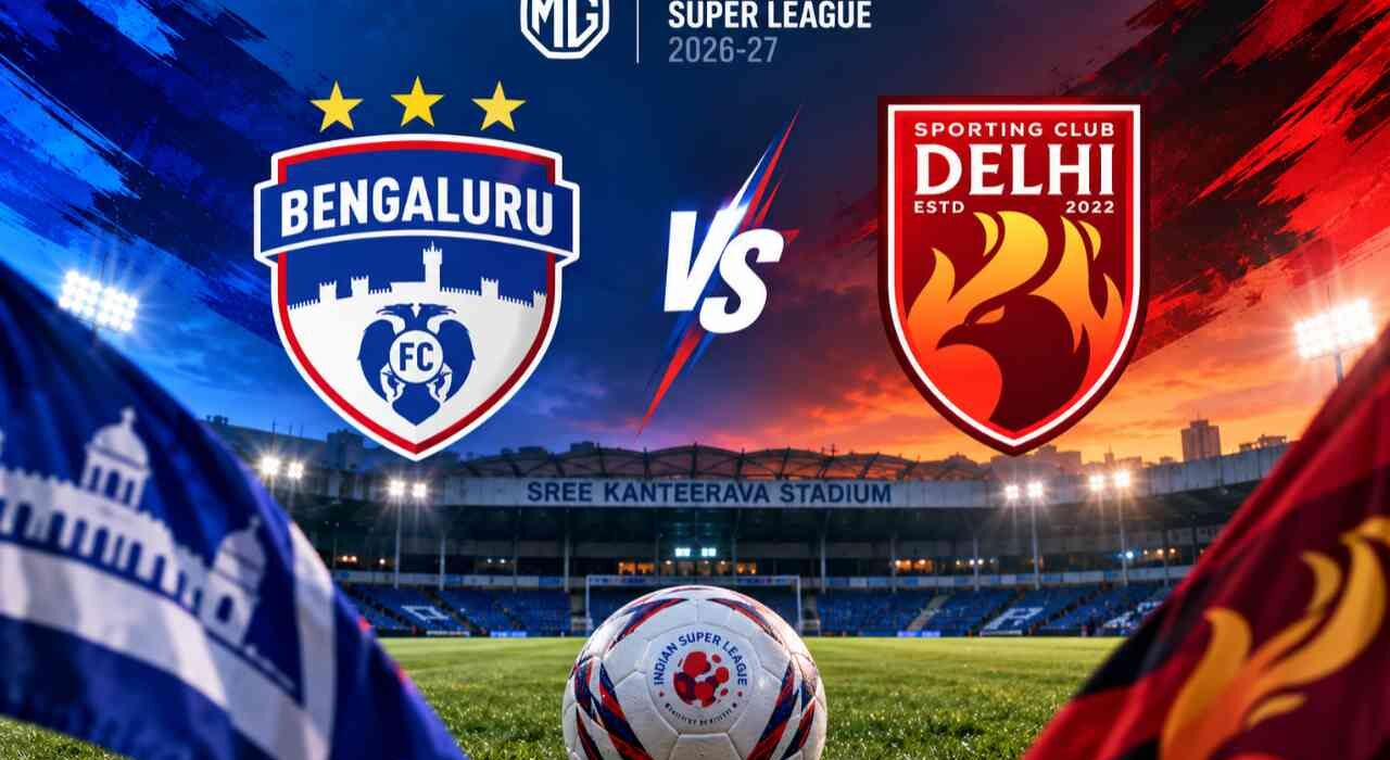 Bengaluru FC host Sporting Club Delhi in the ISL 2026-27 season opener on October 10