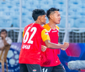 David Lalhlansanga after scoring against FC Goa in ISL 2024-25