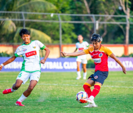 Thoibisana Chanu (Left) - Women's Promising Player of the Year Thoibisana Chanu - Women's Promising Player of the Year